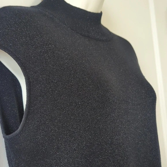 EUC Coldwater Creek Mock Neck Sleeveless Top - Picture 2 of 7